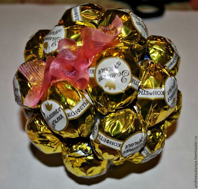 Новогодние чудеса с конфетами: 5 оригинальных творений 11