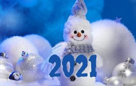 Волшебные новогодние картинки на 2021 год Быка