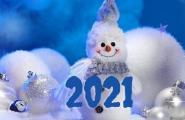 Чарівні новорічні картинки на 2021 рік Бика