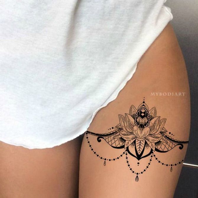 Трендовые flash-tattoos – украшаем тело красивыми росписями 39