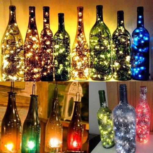 Как сделать декоративные новогодние светильники