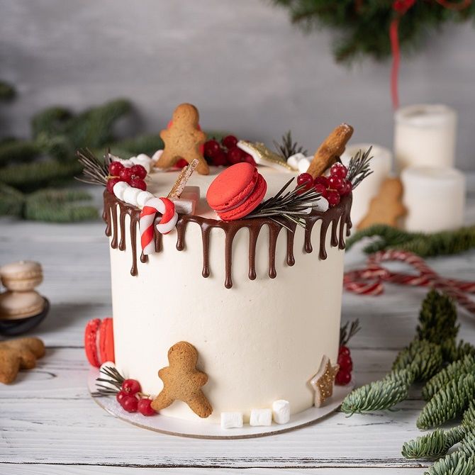 Найкрасивіші і оригінальні торти на Новий рік 2021: як прикрасити ласощі? 50