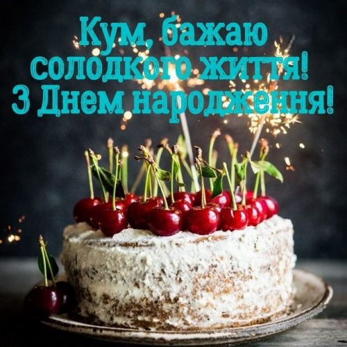 Красиві привітання з днем народження куму