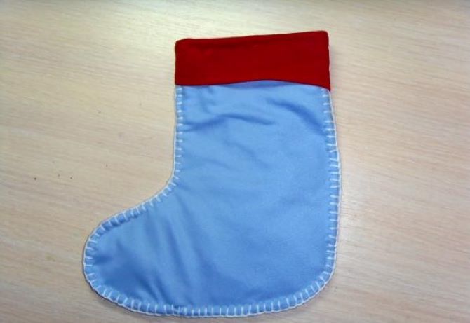 Робимо новорічні шкарпетки своїми руками 11