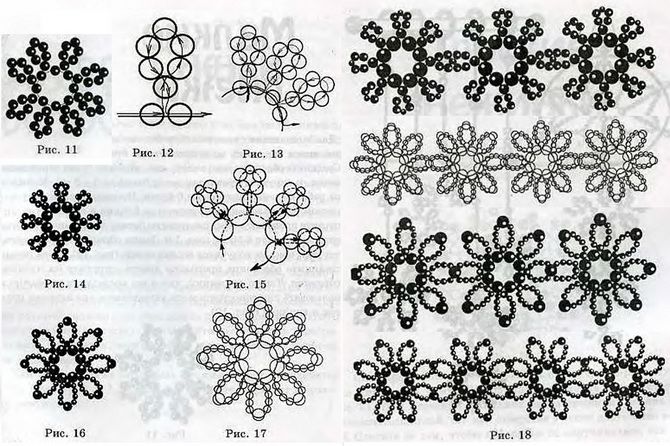 Нежность в каждом кристалле: снежинки из бисера своими руками 33
