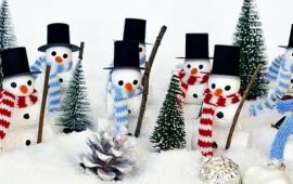 Новогоднее волшебство своими руками: 50 идей снеговика
