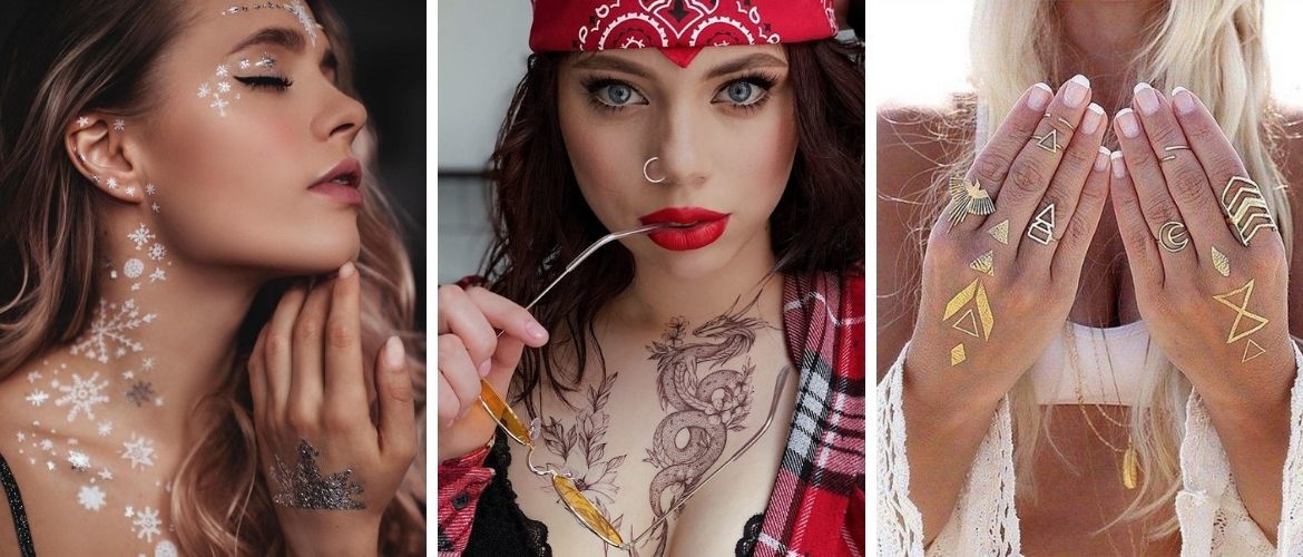 Трендовые flash-tattoos – украшаем тело красивыми росписями