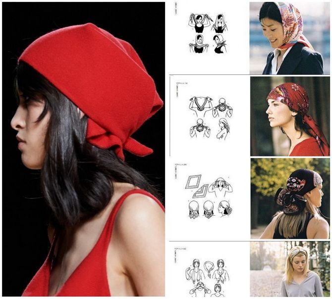 Косынка на голову: как носить модный аксессуар 2021 года 16