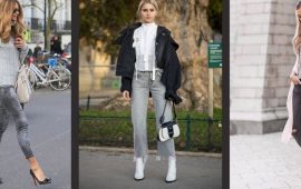 С чем носить серые джинсы – популярные модели этого года?