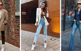Як носити жіночий піджак з джинсами – модні ідеї
