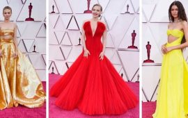 Оскар 2021: лучшие платья на церемонии