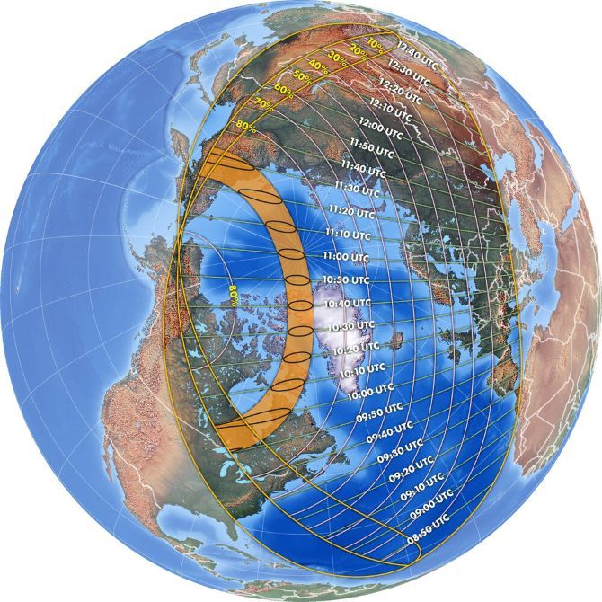 Сонячне затемнення 10 червня 2021 року: вогняне кільце 2