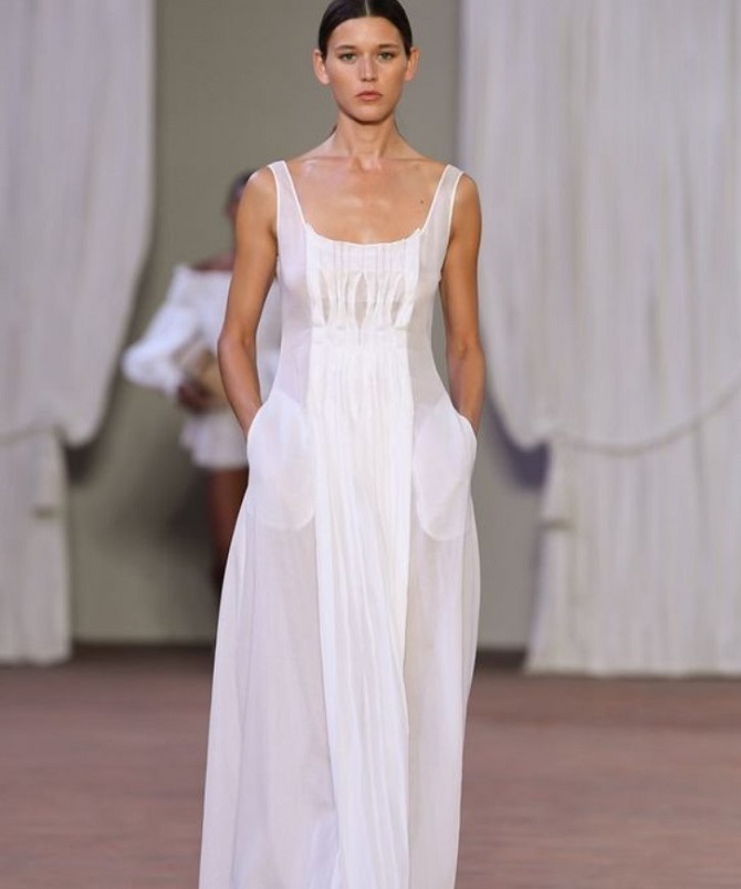 Самые красивые белые платья на лето 2024: идеи образов 1