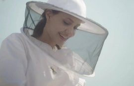 Анджелина Джоли в костюме пчеловода: актриса поздравила выпускников школы апиологии