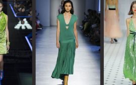 Как носить зеленые платья: модные и необычные образы