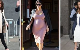 The 5 cutest looks for pregnant stars in everyday life