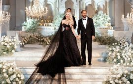 Знаменитые невесты, которые вышли замуж в черном свадебном платье