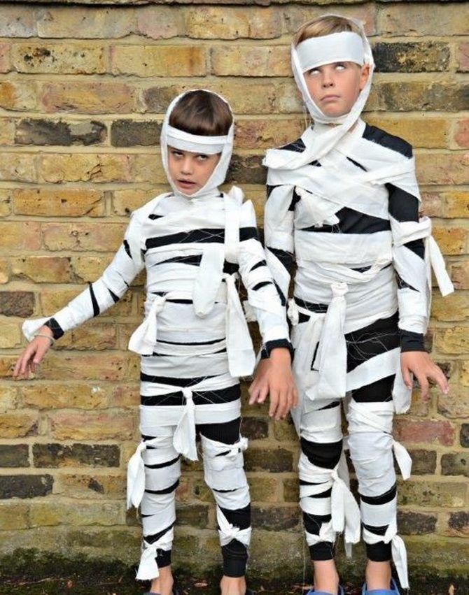 Простой костюм на Хэллоуин для детей 2021 — легкие идеи в домашних условиях 16