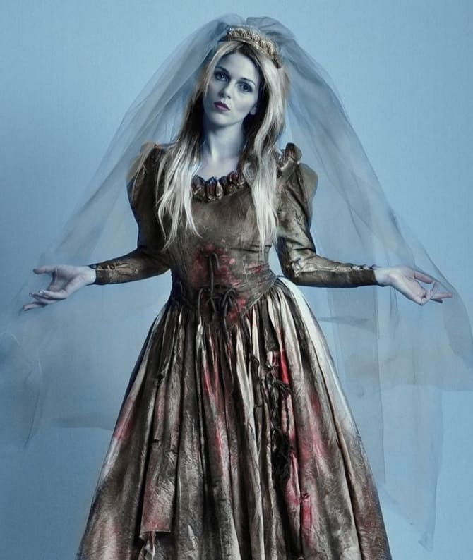 Костюм невесты на Хэллоуин 2022: страшно жуткие и креативные идеи образов 14