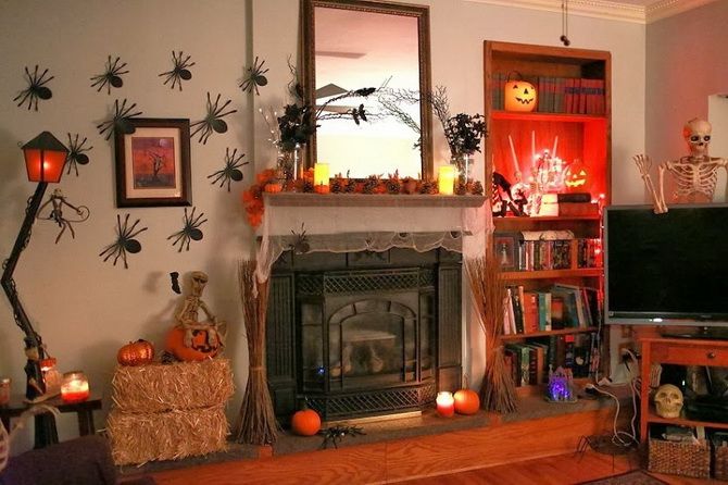 Как украсить комнату на Хэллоуин 2021 — самые страшные идеи 31