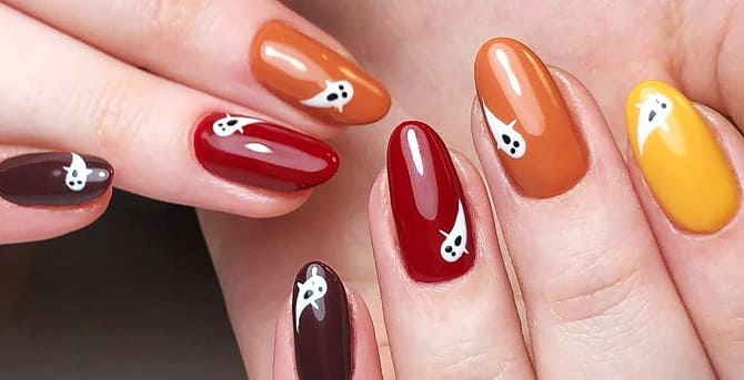 Маникюр на Хэллоуин 2022: идеи самых зловещих дизайнов на ногти с фото 20