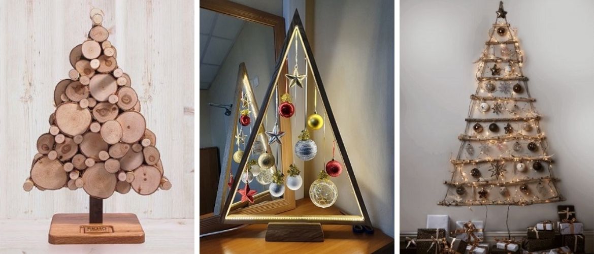 How to make a Christmas tree out of wood with your own hands