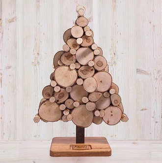 Wie man mit eigenen Händen einen Weihnachtsbaum aus Holz macht 4