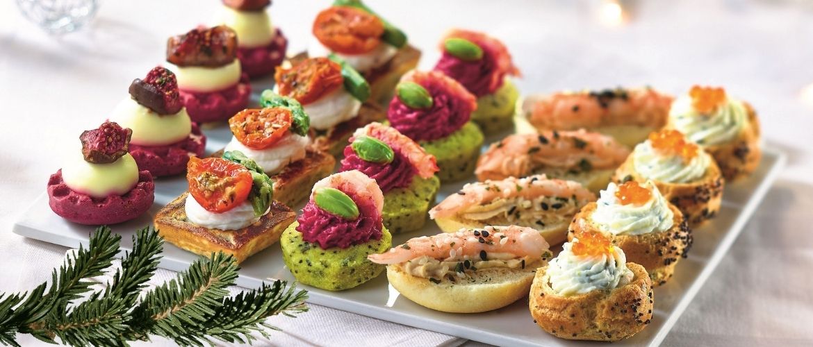 Appetizing appetizer – sandwiches for the New Year’s table