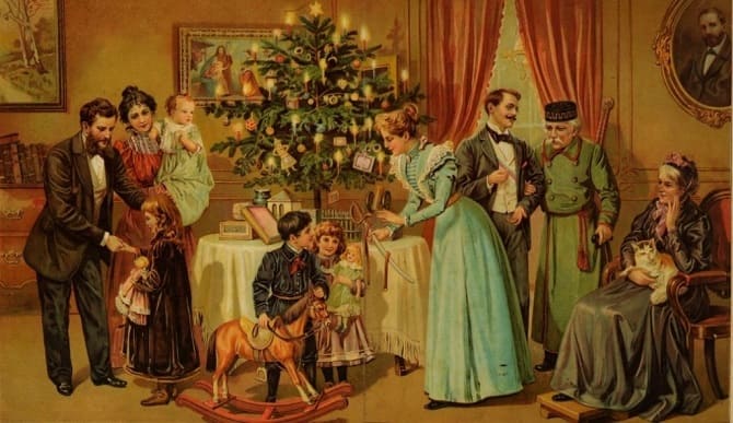 Чем украшали рождественскую елку в дореволюционной России: сладости, ленты и свечи 4