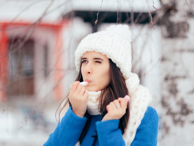Особенности зимнего макияжа: как краситься в холода 5