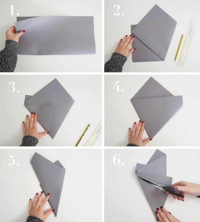 Як зробити об’ємну зірку з паперу своїми руками 17