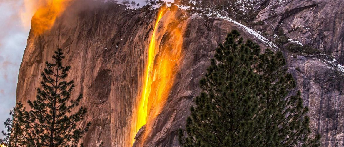 Чому вогняний водоспад у Національному парку Йосеміті можна побачити лише у лютому