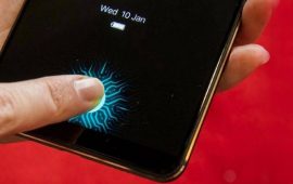 How does a smartphone reads a fingerprint