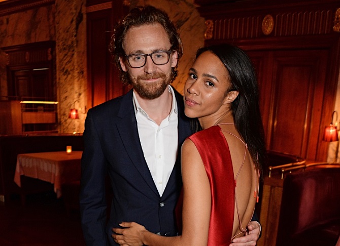 Marvel star Tom Hiddleston and Zavi Ashton engaged 2