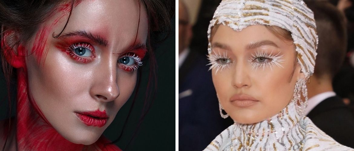 Gray eyelashes are back in fashion – what is this 2022 trend?