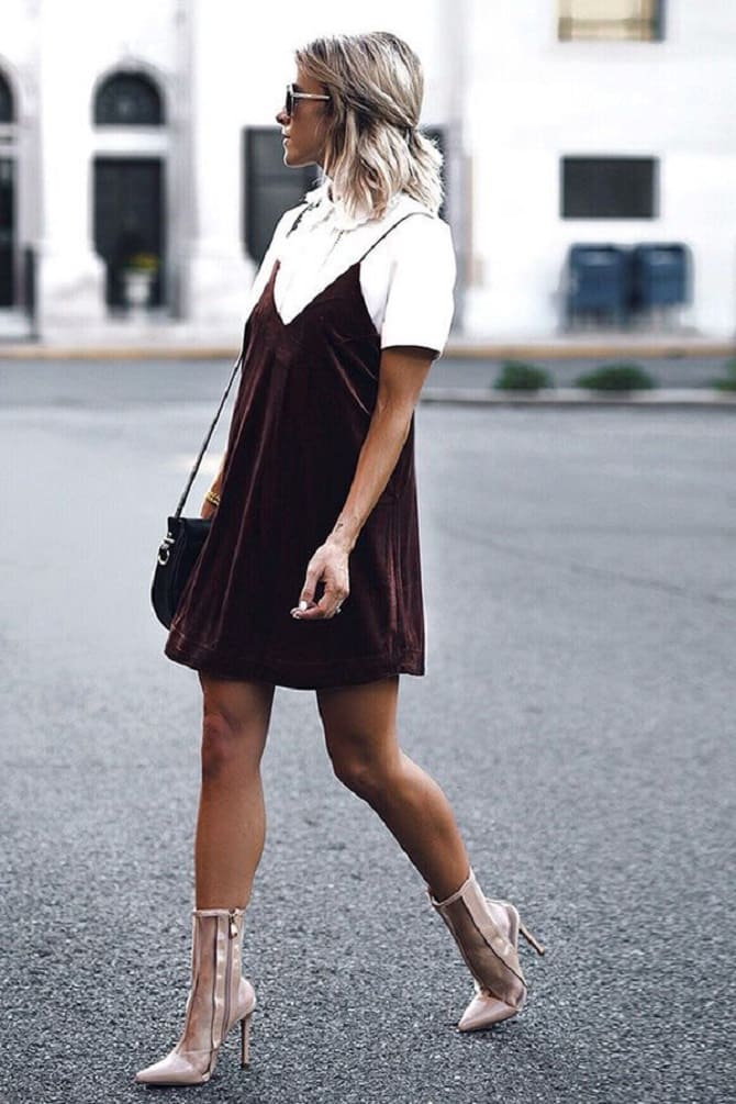 Velvet dress: what to wear to look fashionable? 14