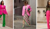 Зеленый и розовый: как сочетать модные цвета в образе