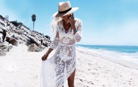 Пляжные платья для элегантных выходов — идеи на лето 2022