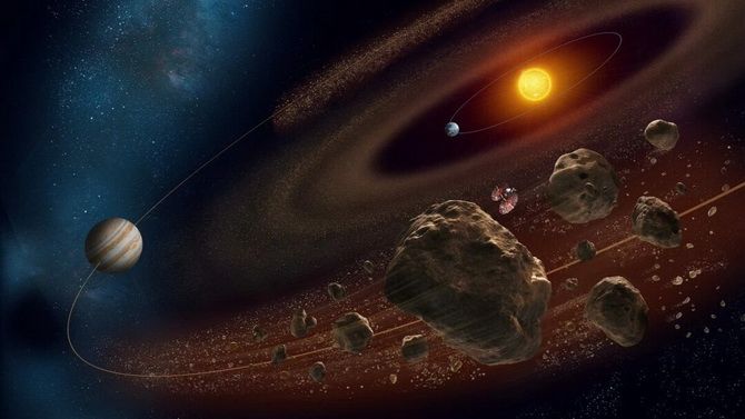In space, researchers have discovered a portal from which asteroids arrive 3