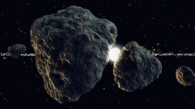 In space, researchers have discovered a portal from which asteroids arrive 4