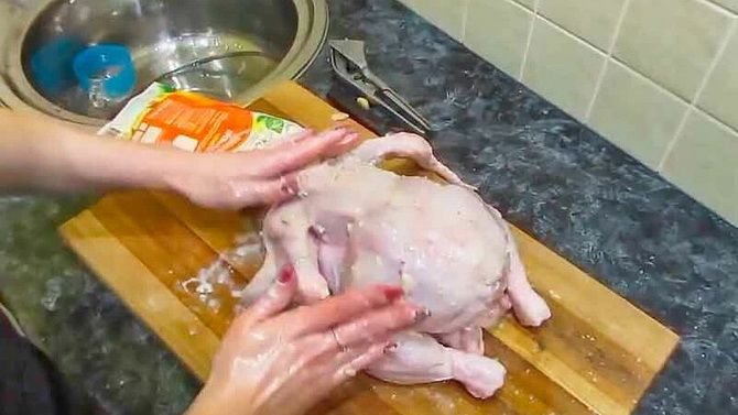 Wie man gegrilltes Hähnchen am Spieß im Ofen kocht 2
