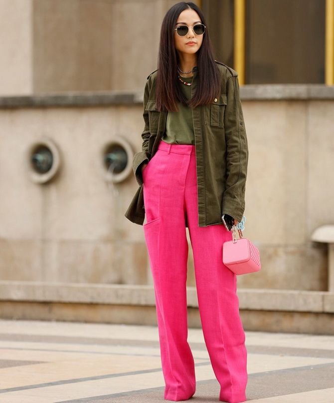 Green and pink: how to combine trendy colors in an image 27