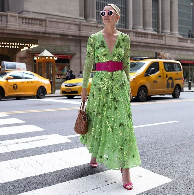 Green and pink: how to combine trendy colors in an image 45