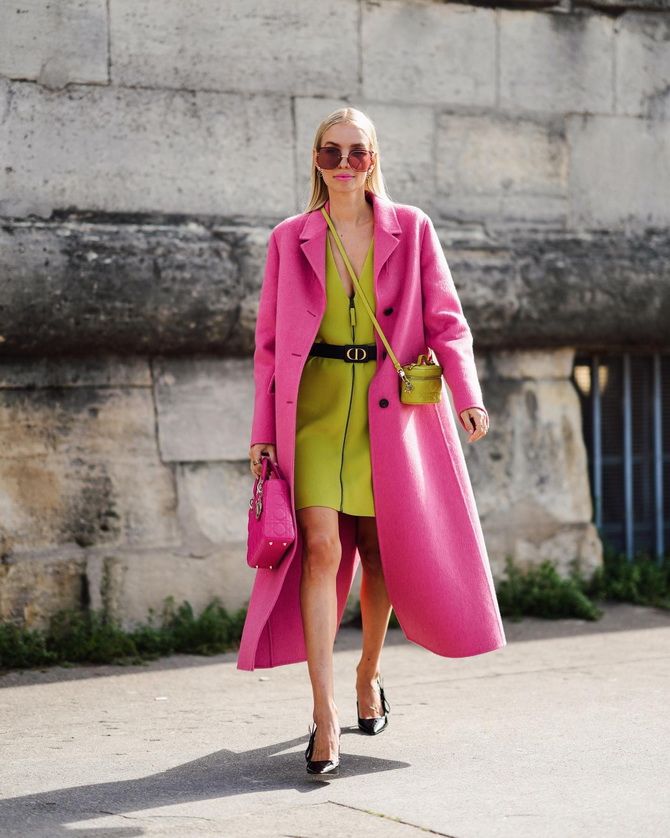 Green and pink: how to combine trendy colors in an image 16