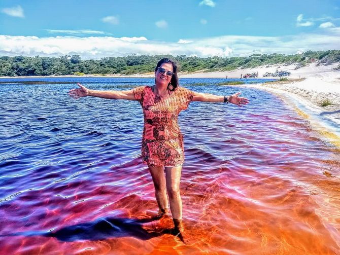 Озеро Coca-Cola в Бразилии с водой цвета колы 5