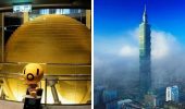 Warum wurde ein 660 Tonnen schwerer Ballon auf dem Wolkenkratzer Taipei 101 platziert?