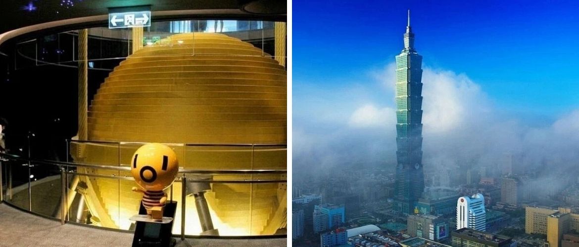 Зачем на вершине небоскреба Тайбэй 101 установили шар весом 660 тонн?