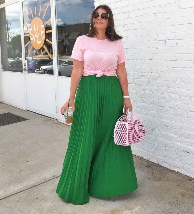 Green and pink: how to combine trendy colors in an image 25