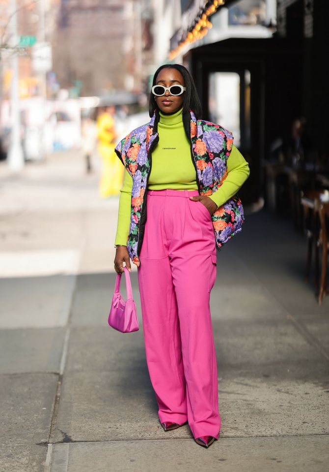 Green and pink: how to combine trendy colors in an image 13