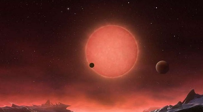 Two new planets found near red dwarf 1